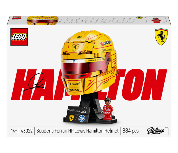 LEGO EDITIONS 43022 Kask Lewis Hamilton Scuderia Ferrari HP - 1517903 - zdjęcie